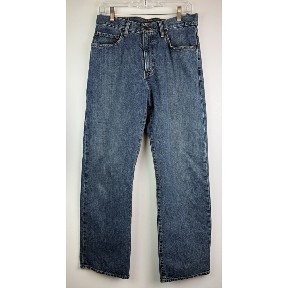 Vtg Eddie Bauer Classic Fit Blue Jeans Premium Denim Medium Wash Size 32x32